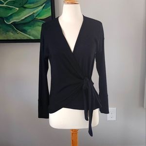 Abercrombie soft wrap top